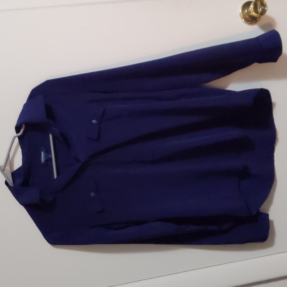 Navy blue blouse